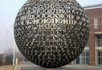 企業地球雕塑廠家 現代鑄造小品 歐式不銹鋼地球雕塑