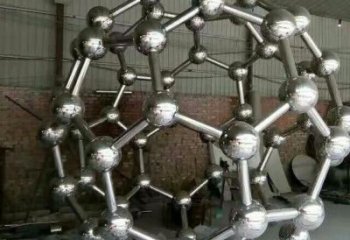 現代星球雕塑廠家 大型別墅區擺件 戶外不銹鋼星球雕塑