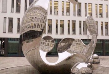 鍛造球狀雕塑廠家 公園鏡面小品 戶外不銹鋼球狀雕塑