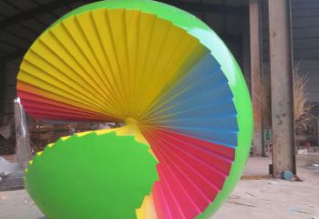 房地產球狀雕塑廠家 烤漆戶外擺件 大型不銹鋼球狀雕塑