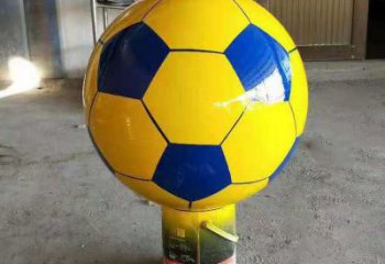 異形籃球雕塑廠家 現代校園小品 校園不銹鋼籃球雕塑