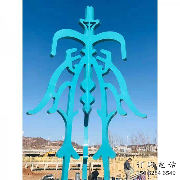 仿古甲骨文雕塑廠家 公園小品 房地產(chǎn)不銹鋼甲骨文雕塑