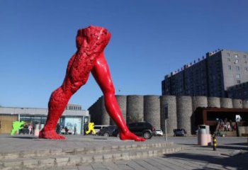 現(xiàn)代漢字雕塑廠家 大型別墅區(qū)擺件 抽象不銹鋼漢字雕塑