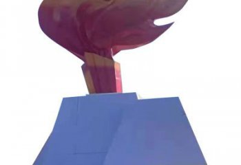 廣場(chǎng)火炬雕塑廠家 黨建烤漆小品  大型不銹鋼火炬雕塑