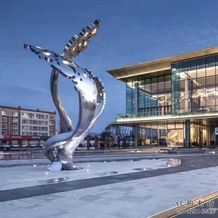 鍛造羽毛雕塑廠家 現(xiàn)代創(chuàng)意小品 戶外不銹鋼羽毛雕塑