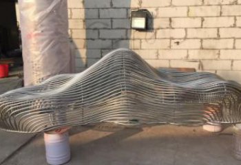 鋼管假山雕塑廠家 異形公園小品 戶外不銹鋼假山雕塑