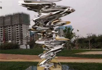 大型商場(chǎng)海浪雕塑廠家 創(chuàng)意擺件 鏡面不銹鋼海浪雕塑