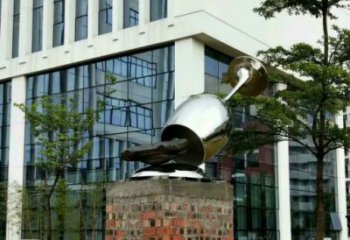 中式高腳杯雕塑廠家 戶外擺件 現(xiàn)代高腳杯雕塑生產(chǎn)