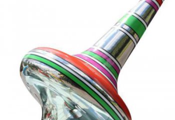 步行街陀螺雕塑廠家 游樂場小品 創意不銹鋼陀螺雕塑