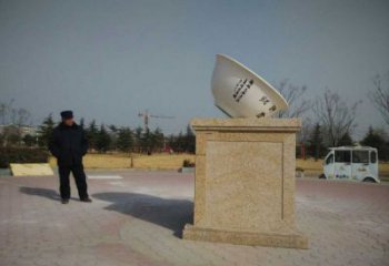 廣場大碗雕塑廠家 公園小品 仿真不銹鋼大碗雕塑