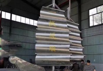 現代帆船雕塑廠家 創意小品 戶外不銹鋼帆船雕塑