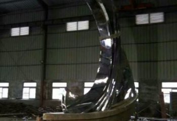 公園帆船雕塑廠家 戶外擺件 廣場不銹鋼帆船雕塑