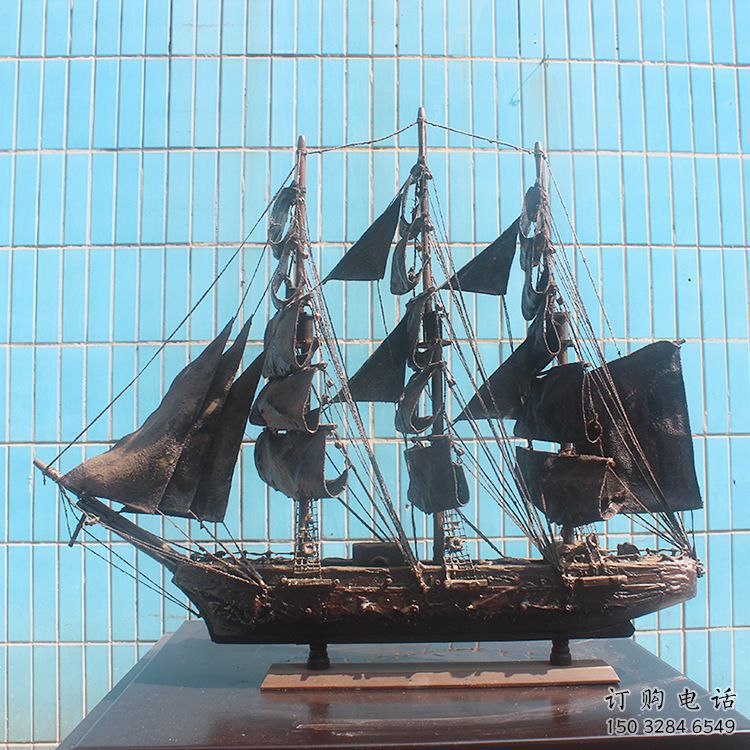 大型船型雕塑廠家 創意小品 不銹鋼船型雕塑生產