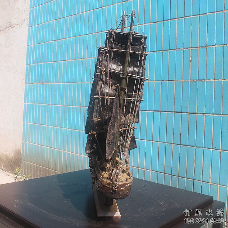 創意一帆風順雕塑廠家 公園廣場現代小品 