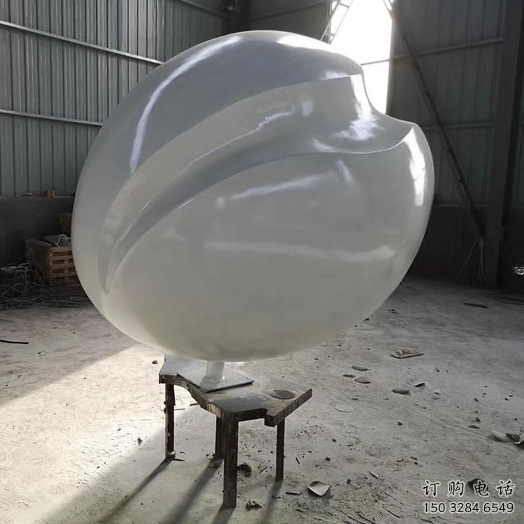 抽象雞蛋雕塑廠家 歐式小品 戶外不銹鋼雞蛋雕塑生產