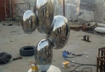 現(xiàn)代雞蛋雕塑廠家 大型別墅區(qū)擺件 創(chuàng)意不銹鋼雞蛋雕塑生產(chǎn)