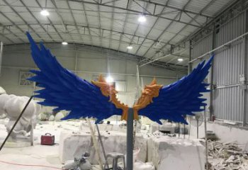 戶外鳳尾雕塑廠家 噴漆小品 大型不銹鋼鳳尾雕塑生產(chǎn)