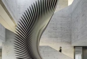 酒店鳳尾雕塑廠家 現代創意小品 大型不銹鋼鳳尾雕塑生產