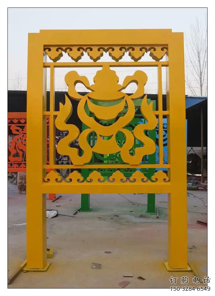 異形屏風雕塑廠家 現代小品 公園不銹鋼屏風雕塑