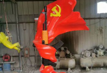 拉絲號角雕塑廠家 創(chuàng)意擺件 別墅區(qū)不銹鋼號角雕塑