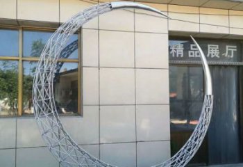 鏤空環(huán)形雕塑廠家 園林小品 住宅小區(qū)不銹鋼環(huán)形雕塑生產