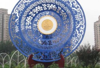 剪紙圓圈雕塑廠家 切面鏤空擺件 戶外不銹鋼圓圈雕塑生產