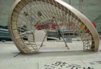 異形大門雕塑廠家 現(xiàn)代小品 公園不銹鋼大門雕塑生產(chǎn)