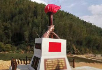 異形火焰雕塑廠家 現代小品 大型不銹鋼火焰雕塑生產