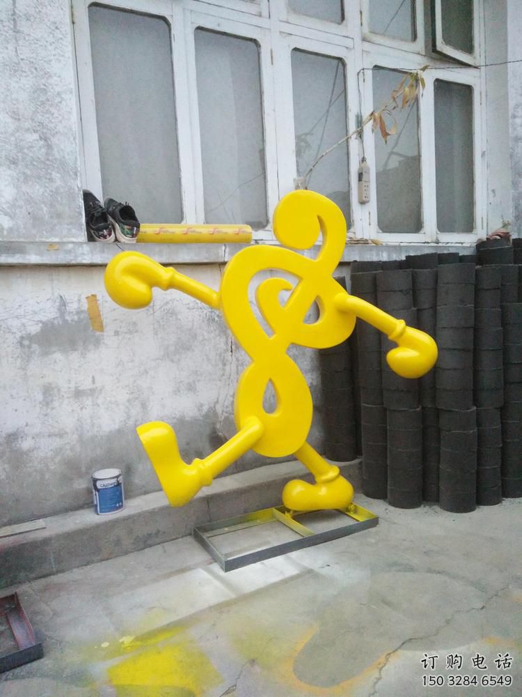 仿古樂譜雕塑廠家 音樂小品 房地產不銹鋼樂譜雕塑生產