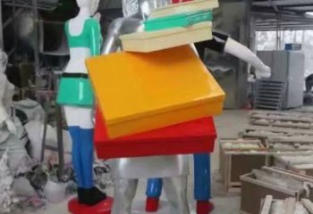 廣場(chǎng)提包雕塑廠(chǎng)家 抽象小品 戶(hù)外不銹鋼提包雕塑生產(chǎn)
