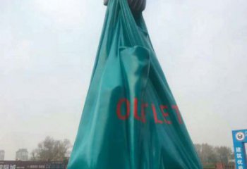 街道提包雕塑廠(chǎng)家 現(xiàn)代擺件 烤漆不銹鋼提包雕塑生產(chǎn)