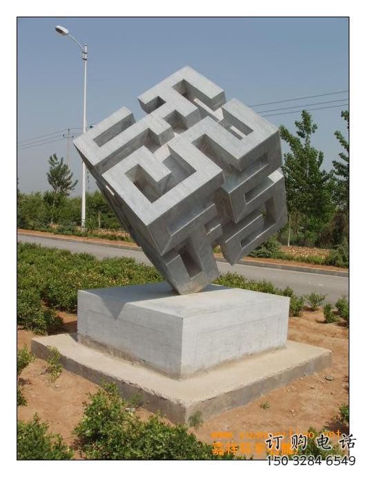 廣場二維碼雕塑廠家 抽象小品 現(xiàn)代不銹鋼二維碼雕塑制作