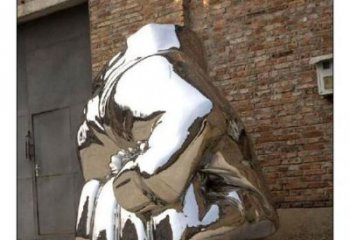 鏡面拳頭雕塑廠家 大型擺件 戶外不銹鋼拳頭雕塑廠