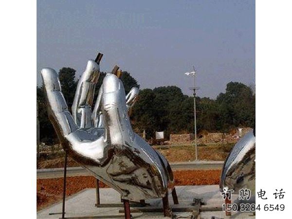 大型商場拇指雕塑廠家 現代擺件 鏡面不銹鋼拇指雕塑廠