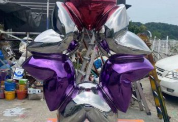 電鍍愛(ài)心雕塑廠家 園林?jǐn)[件 戶(hù)外不銹鋼愛(ài)心雕塑廠