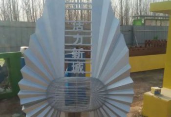 創(chuàng)意路標雕塑廠家 現(xiàn)代小品 公園不銹鋼路標雕塑廠