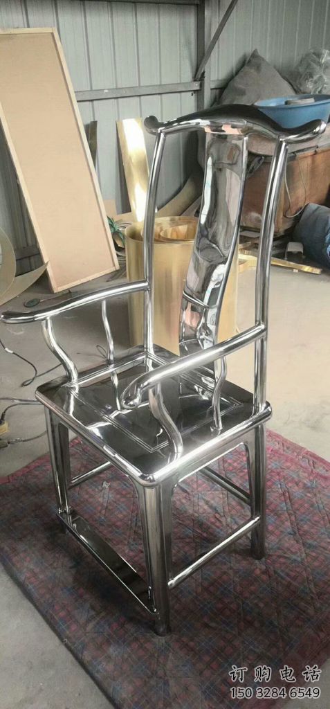 大型椅子雕塑廠家 公園小品 廣場不銹鋼椅子雕塑廠