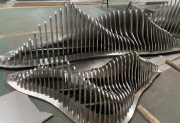 現代群山雕塑廠家 大型別墅區擺件 公園不銹鋼群山雕塑廠