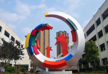 大型彩虹雕塑廠家 鍛造小品 戶外不銹鋼彩虹雕塑廠