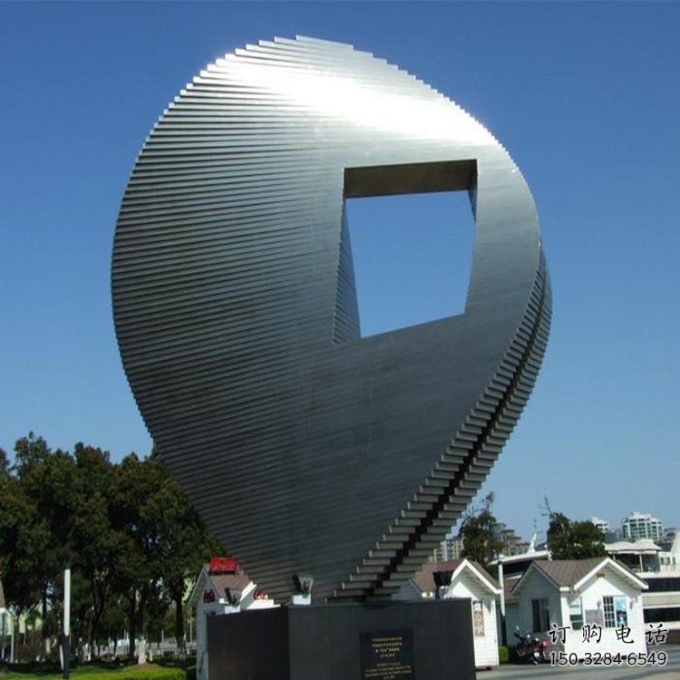 切面市政雕塑廠家 庭院擺件 廣場不銹鋼市政雕塑廠