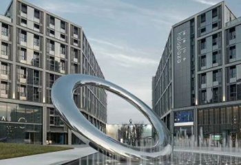 異形水簾雕塑廠家 現代小品 歐式不銹鋼水簾雕塑廠