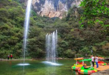 公園水簾雕塑廠家 戶外擺件 水景不銹鋼水簾雕塑廠