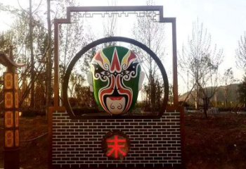 抽象臉譜雕塑廠家 歐式小品 戶外不銹鋼臉譜雕塑定做