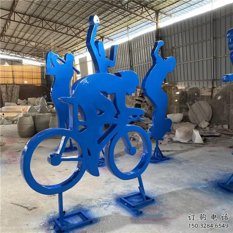 商業(yè)街賽車雕塑廠家 烤漆擺件 噴漆不銹鋼賽車雕塑廠