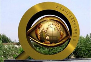 大型眼睛雕塑廠家 鍛造小品 現代不銹鋼眼睛雕塑廠