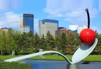 幾何勺子雕塑廠家 公園小品 大型不銹鋼勺子雕塑制作