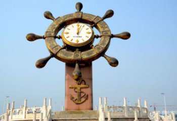 廣場鐘表雕塑廠家 現(xiàn)代小品 創(chuàng)意不銹鋼鐘表雕塑廠