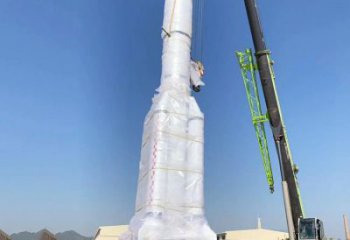 仿古火箭雕塑廠家 現代小品 房地產不銹鋼火箭雕塑制作