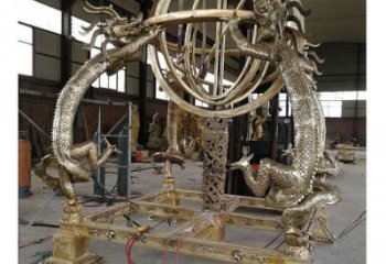 創意渾天儀雕塑廠家 戶外小品 公園不銹鋼渾天儀雕塑廠