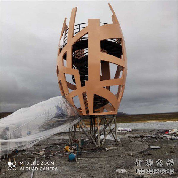 庭院鳥(niǎo)籠雕塑廠(chǎng)家 現(xiàn)代小品 鍛造不銹鋼鳥(niǎo)籠雕塑廠(chǎng)